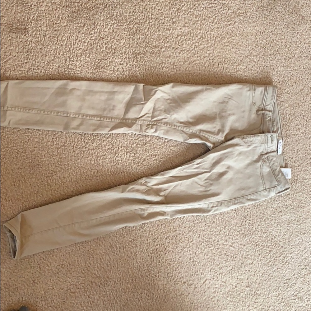 Hollister khaki jeggings